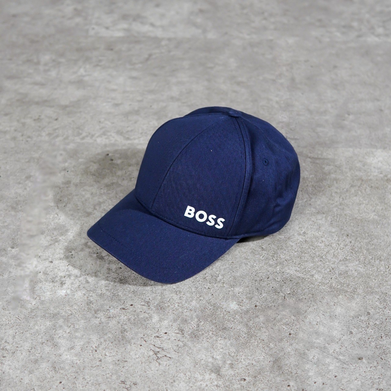 Hugo Boss Topi HUGO BOSS GORREESS TEXT SIDE WHITE NAVY CAP 100% ORIGINAL