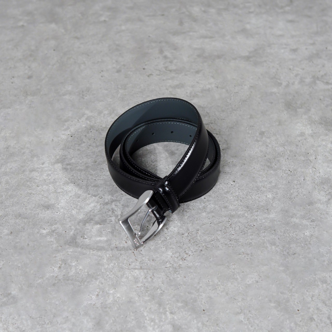 Hugo Boss Ikat Pinggang HUGO BOSS ESILY SILVER BUCKLE BLACK BELT 100% ORIGINAL