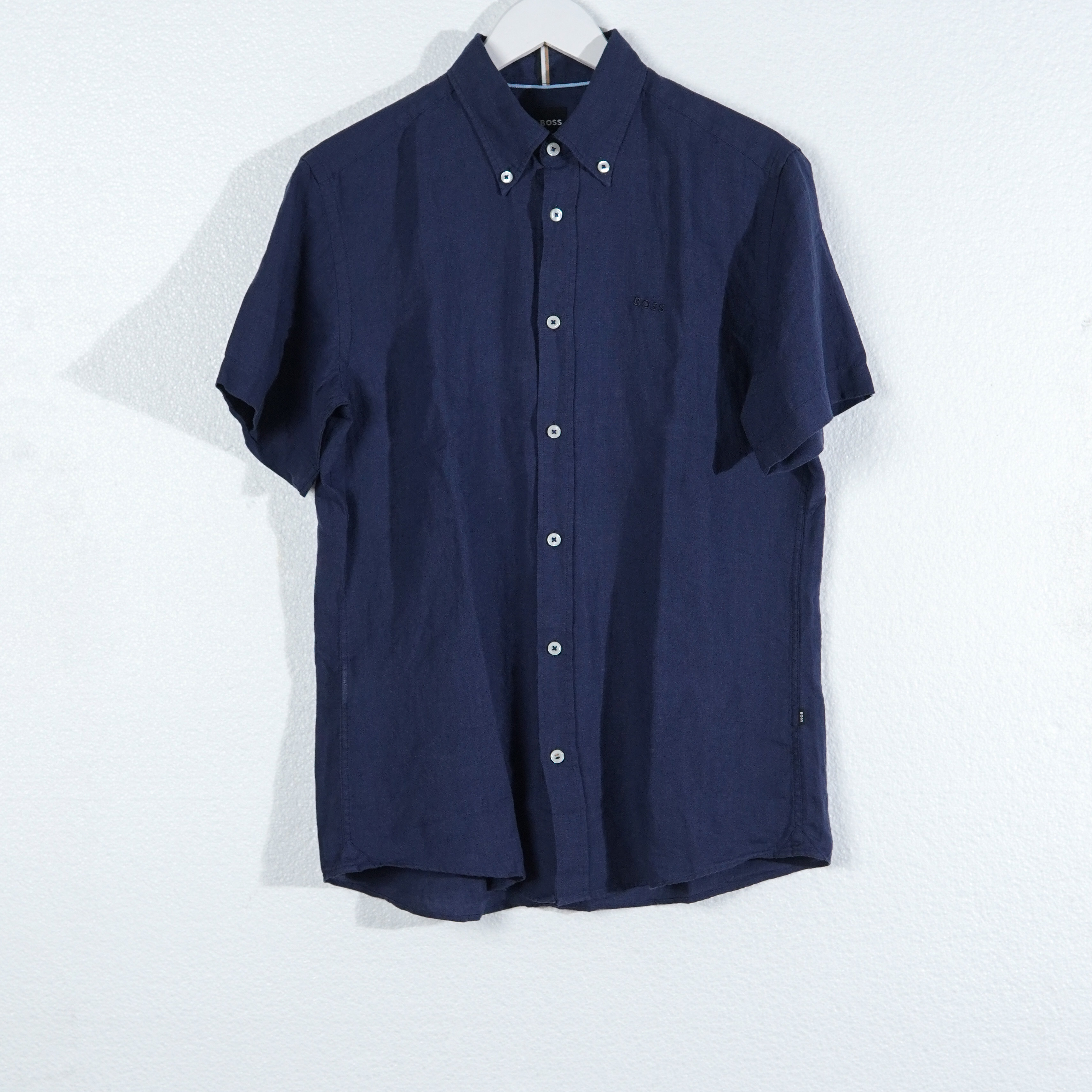 Hugo Boss Kemeja HUGO BOSS ROAN NAVY SHIRT 100% ORIGINAL