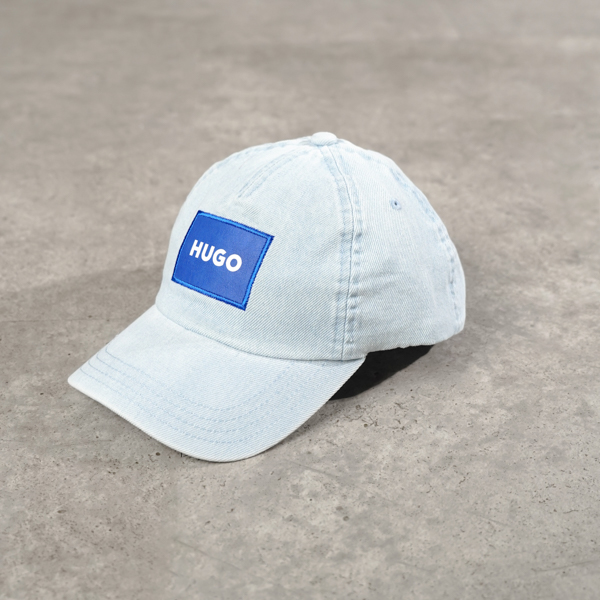 Hugo Boss Topi HUGO BOSS JINKO BIG BLUE DENIM LIGHT BLUE CAP 100% ORIGINAL - OS ADJUST