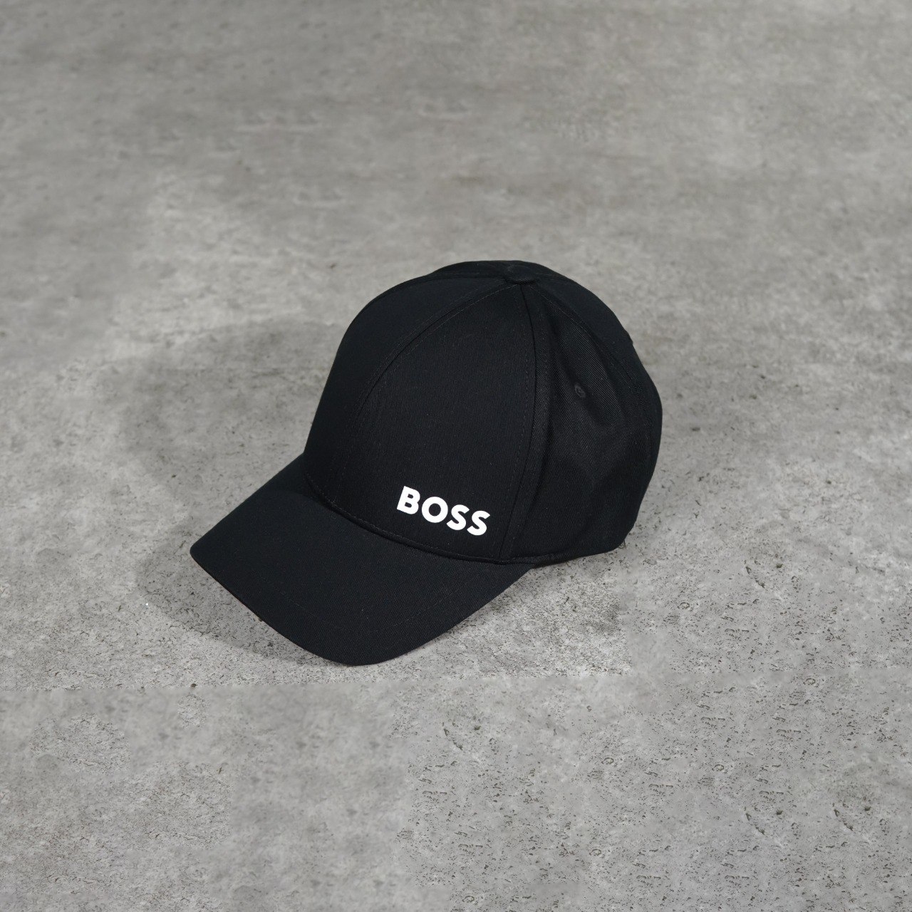Hugo Boss Topi HUGO BOSS GORREESS TEXT SIDE WHITE BLACK CAP 100% ORIGINAL