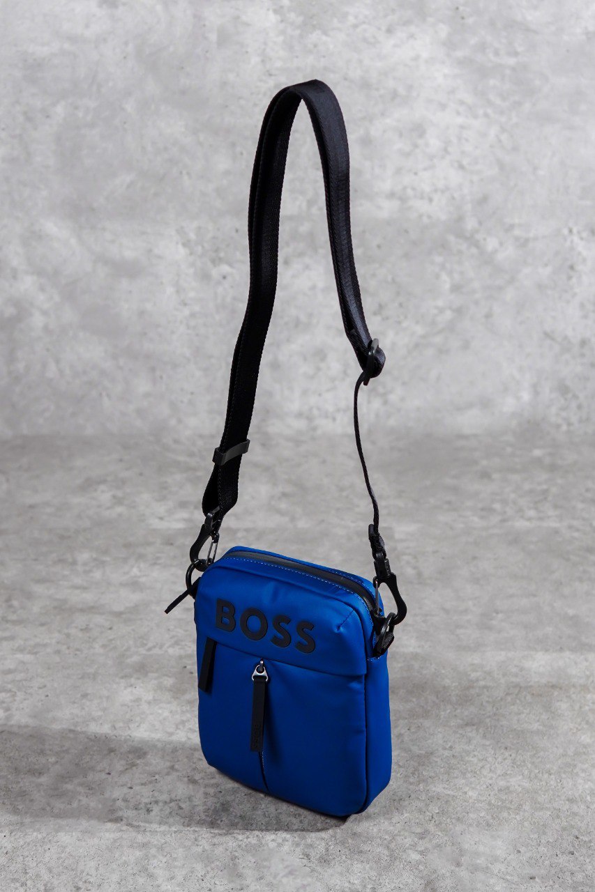 Hugo Boss Tas HUGO BOSS STORMY BLACK NAVY SHOULDER BAG 100% ORIGINAL
