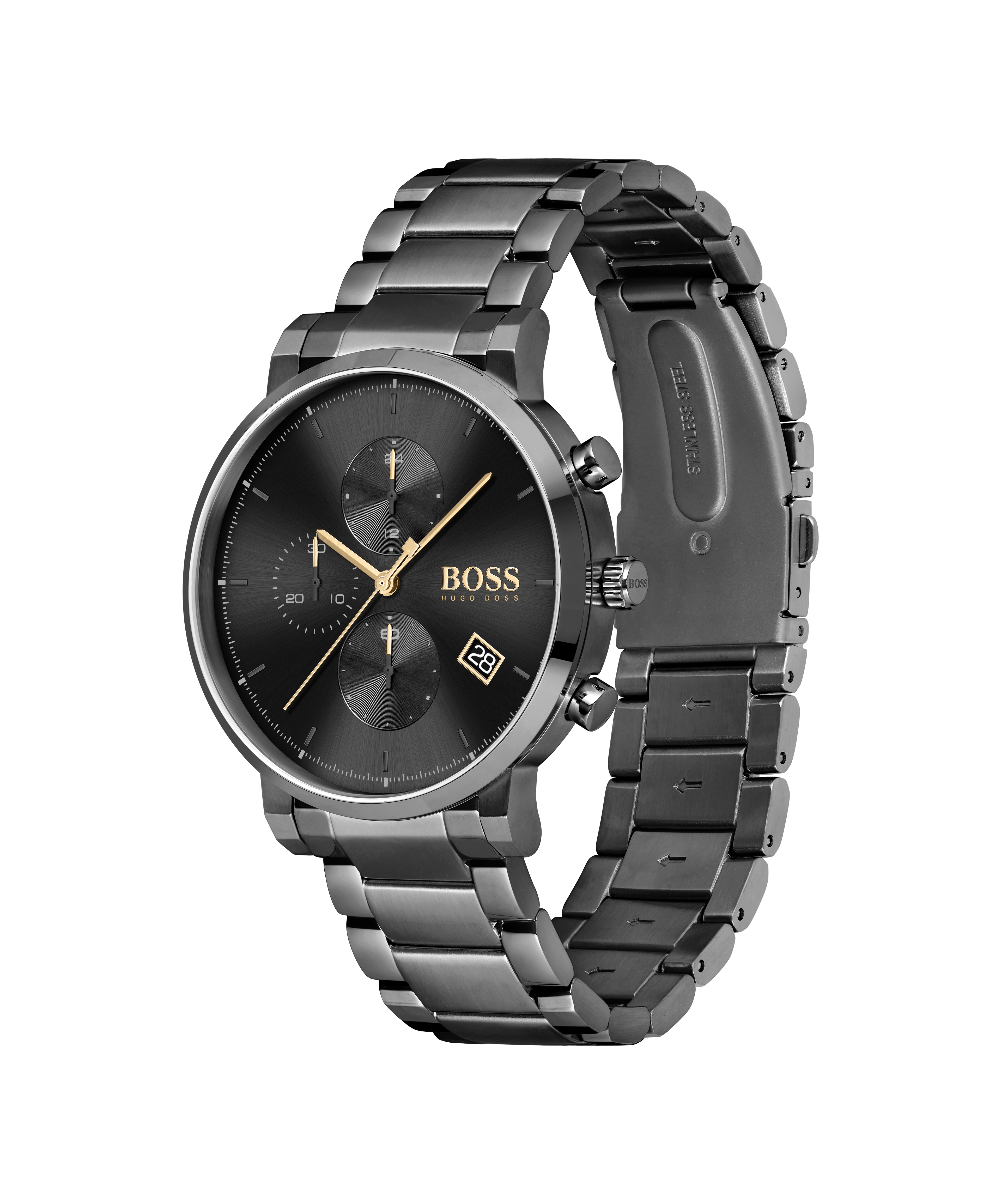 hugo boss watch black face