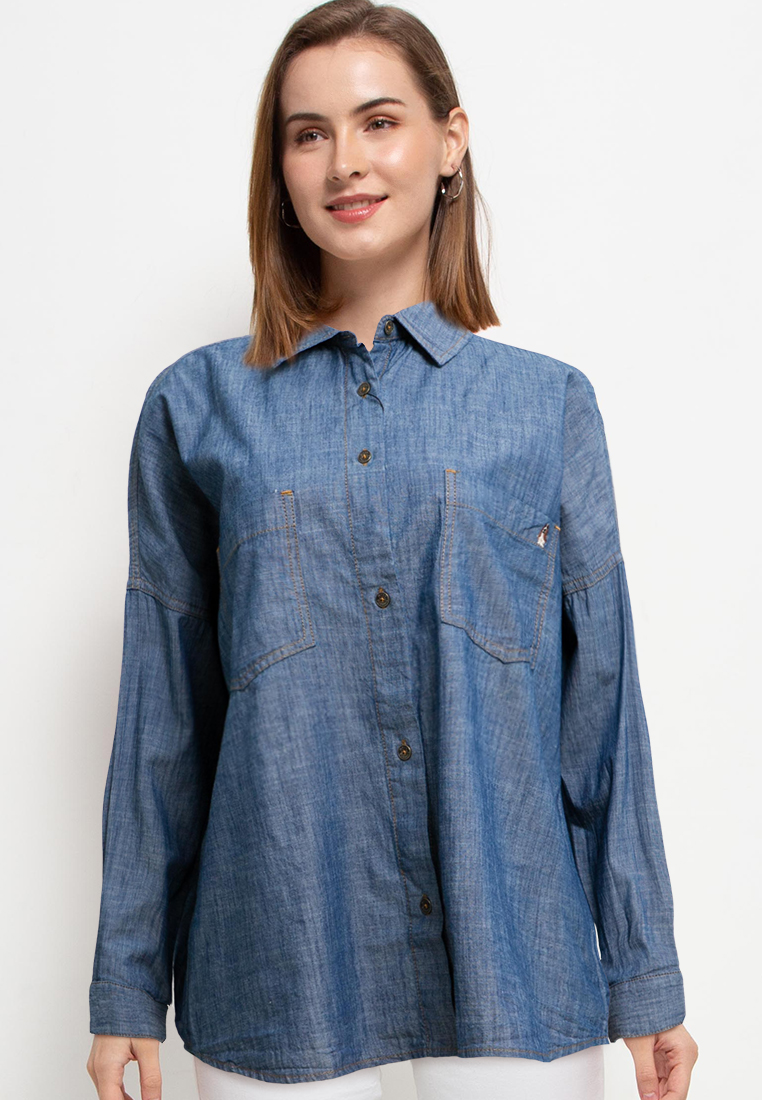 Mancy Oversized Denim Shirt