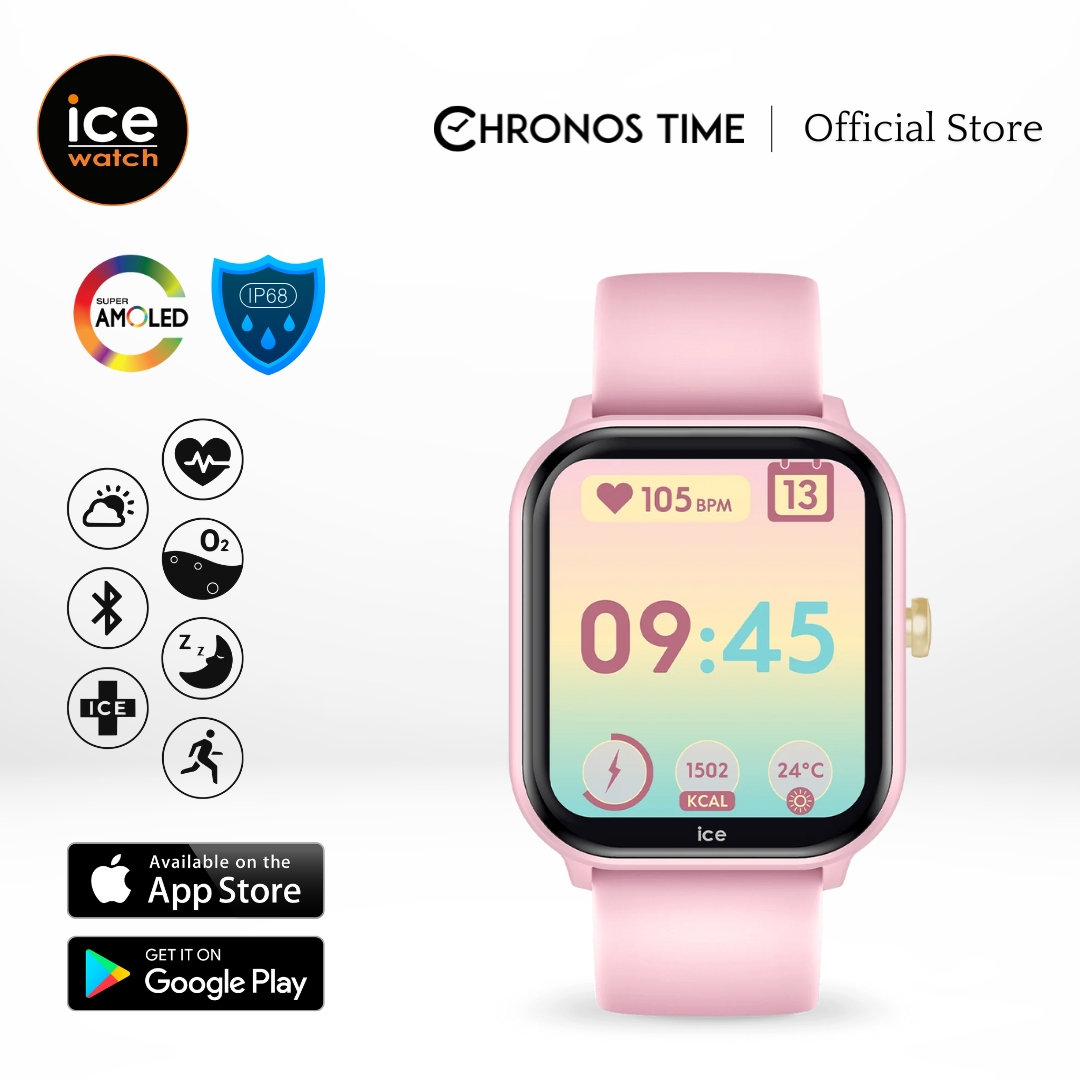 Ice Watch ICE Junior Smart Watch 2.0 rectangular 1.75 - Pink 40x35mm [022796]