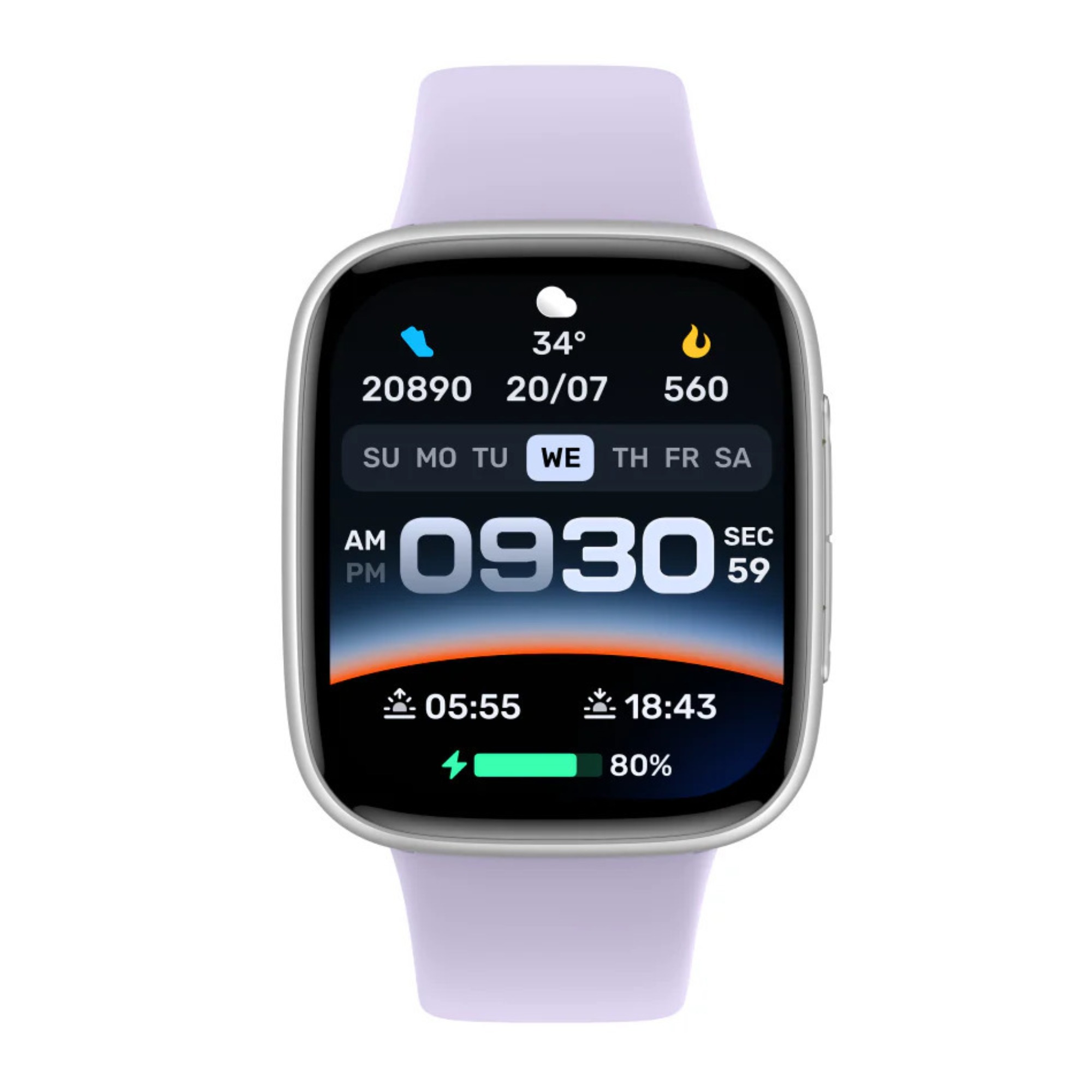 iGear Lumi Smart Watch Purple IGLU-04 Original