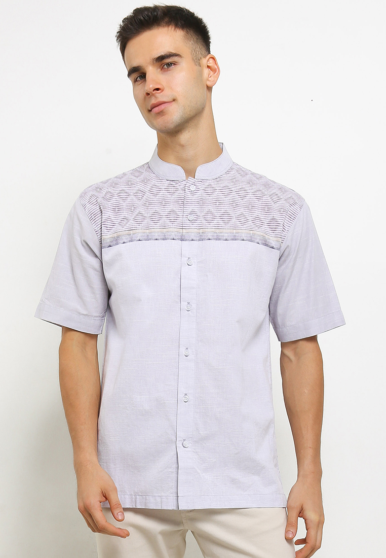 Intresse Dreamy Mauve Short Baju Koko