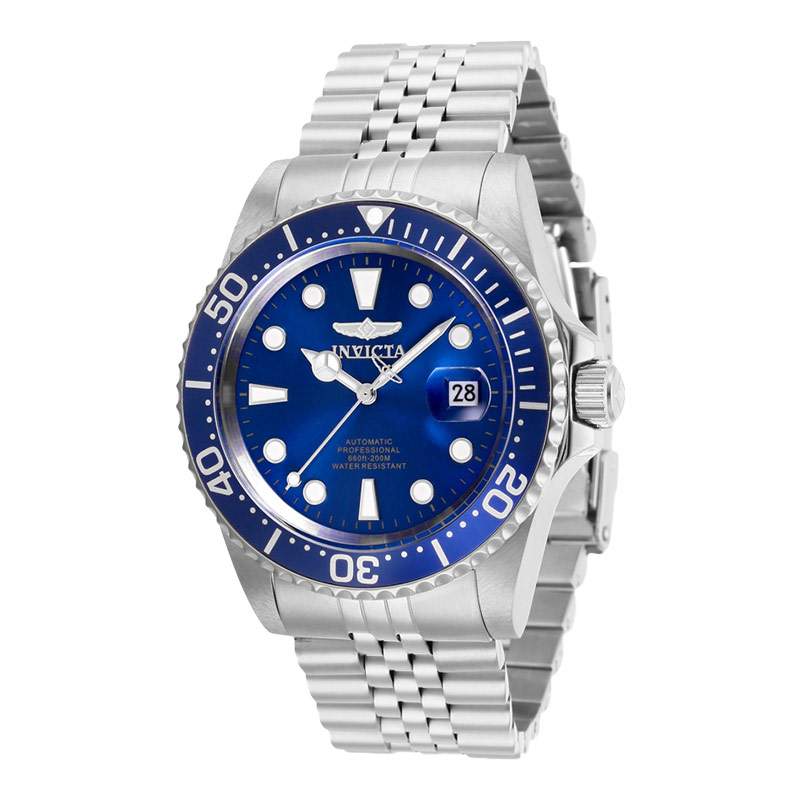 Invicta Jam Tangan Pria INVICTA Pro Diver 30092 Automatic Blue Dial Stainless Steel Strap