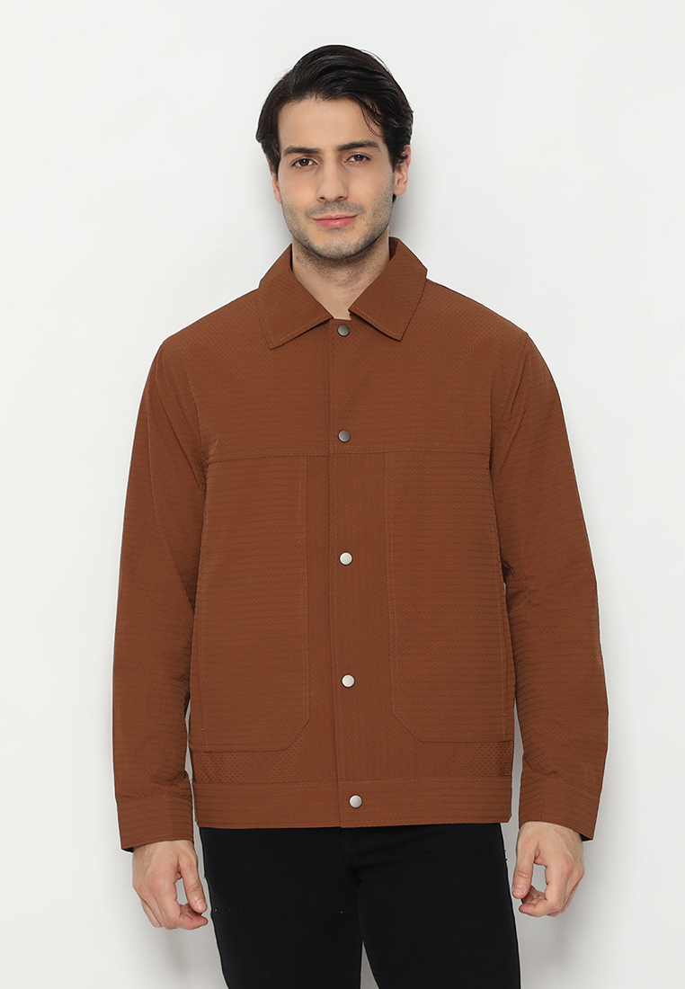 izzue Jacket Parachute Izzue Hora Import Brown