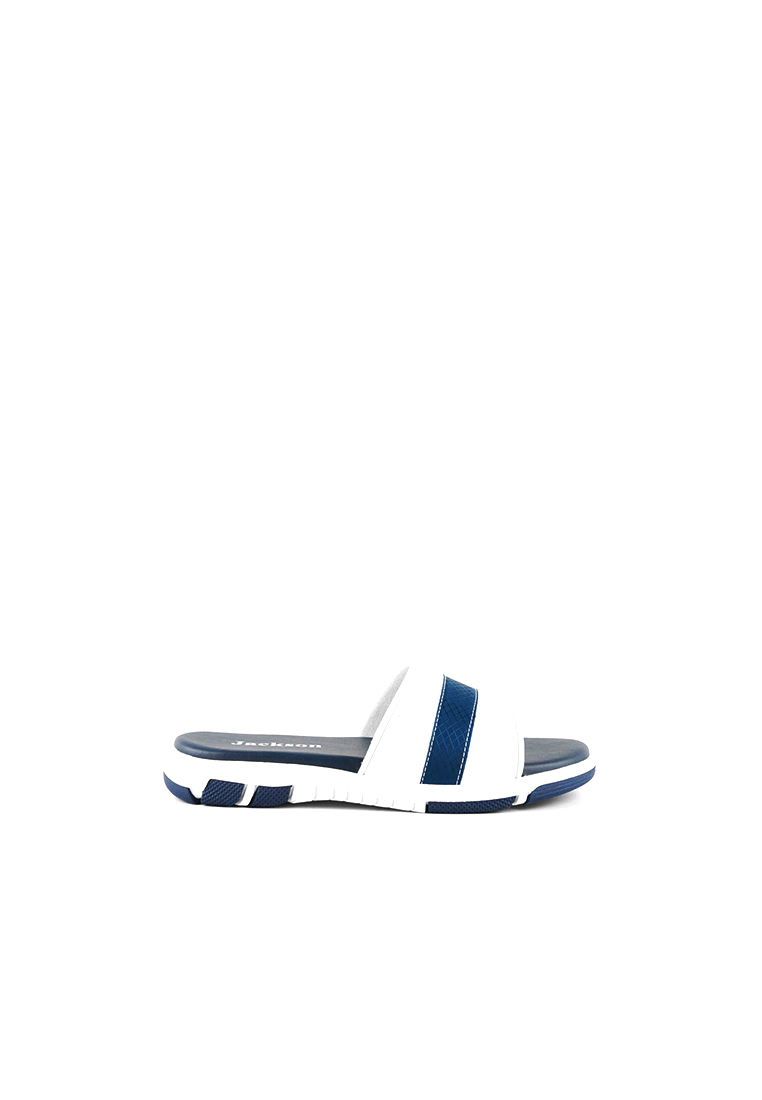 Jackson Kids Beam 1JS White Navy - Sandal Slide