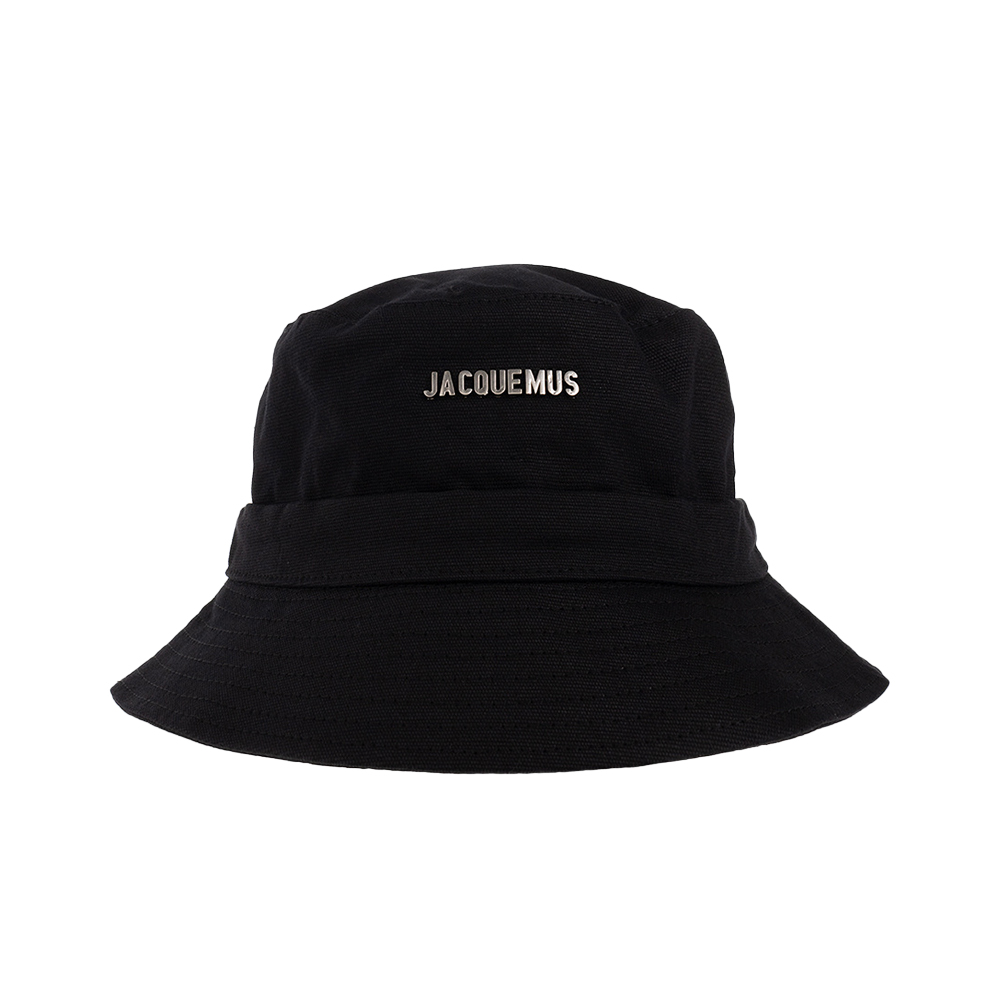Jacquemus Le Bob Gadjo Knotted Bucket Hat Black