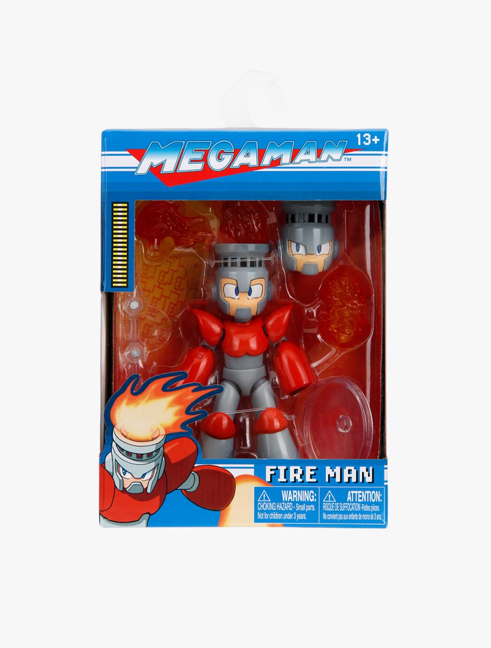 JADA 4.5" Megaman Fire Man Action Figure