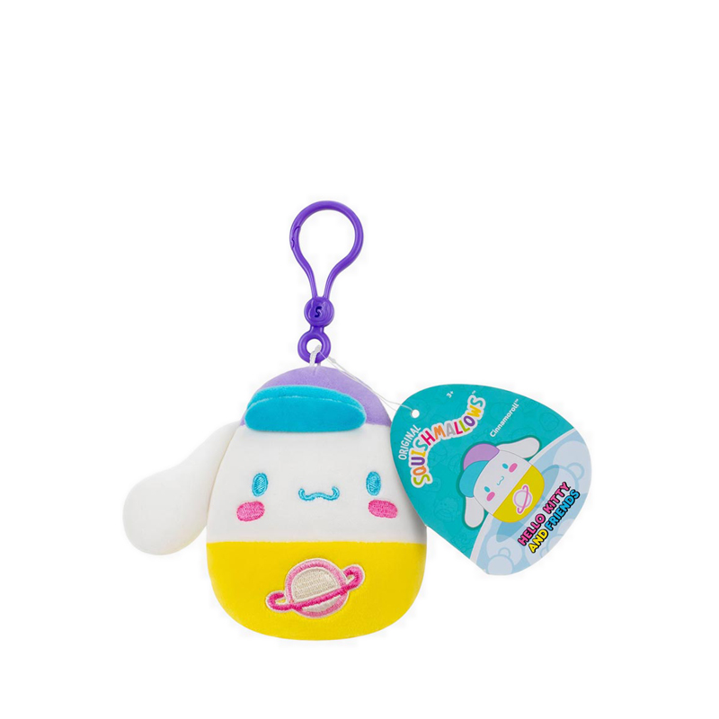 Jazwares Squishmallows Wave 27 Clip On Plush Kawaii Cinnamonroll - SQMSQSN01324