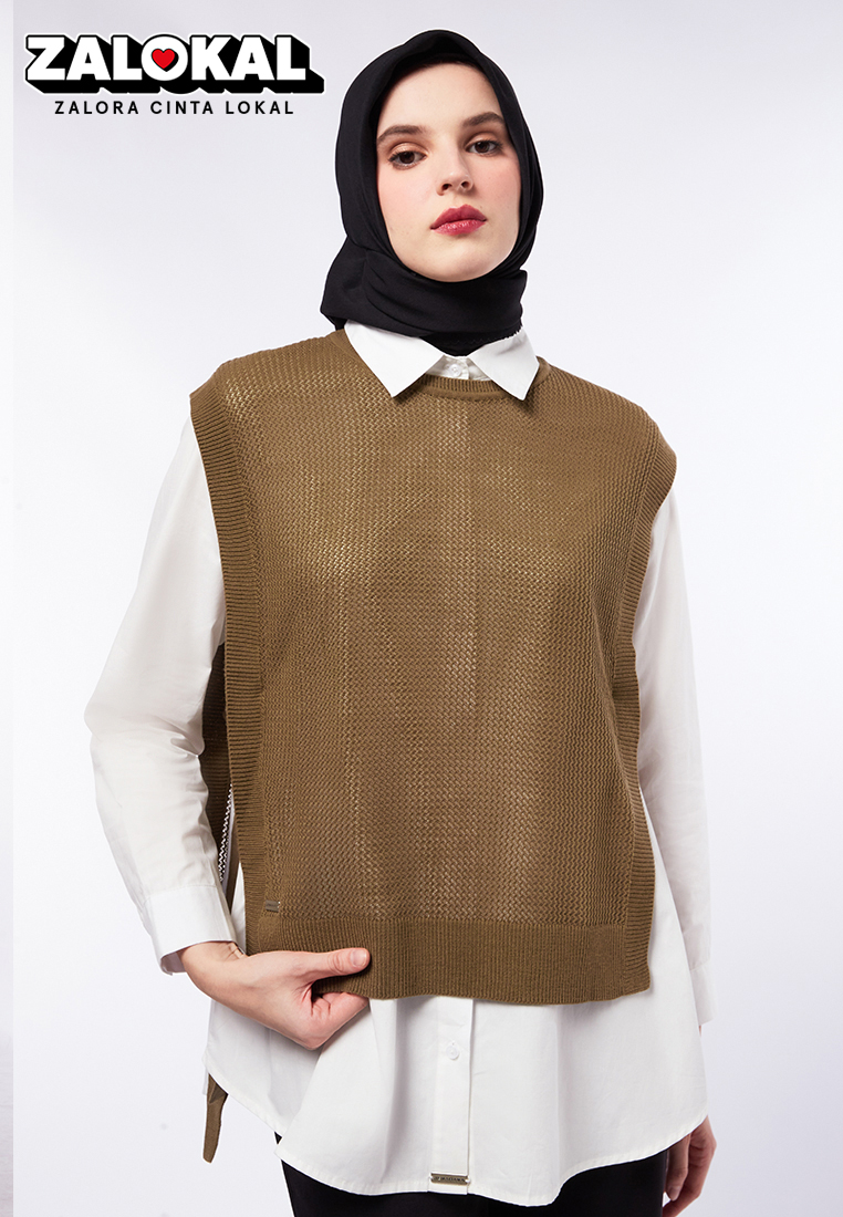 Jenahara SLEVELESS KNIT OUTER 23H018