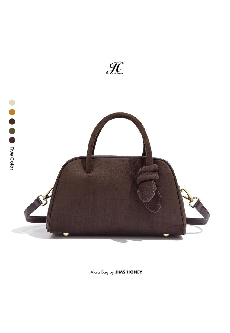 JIMS HONEY - ALAIA BAG - BROWN