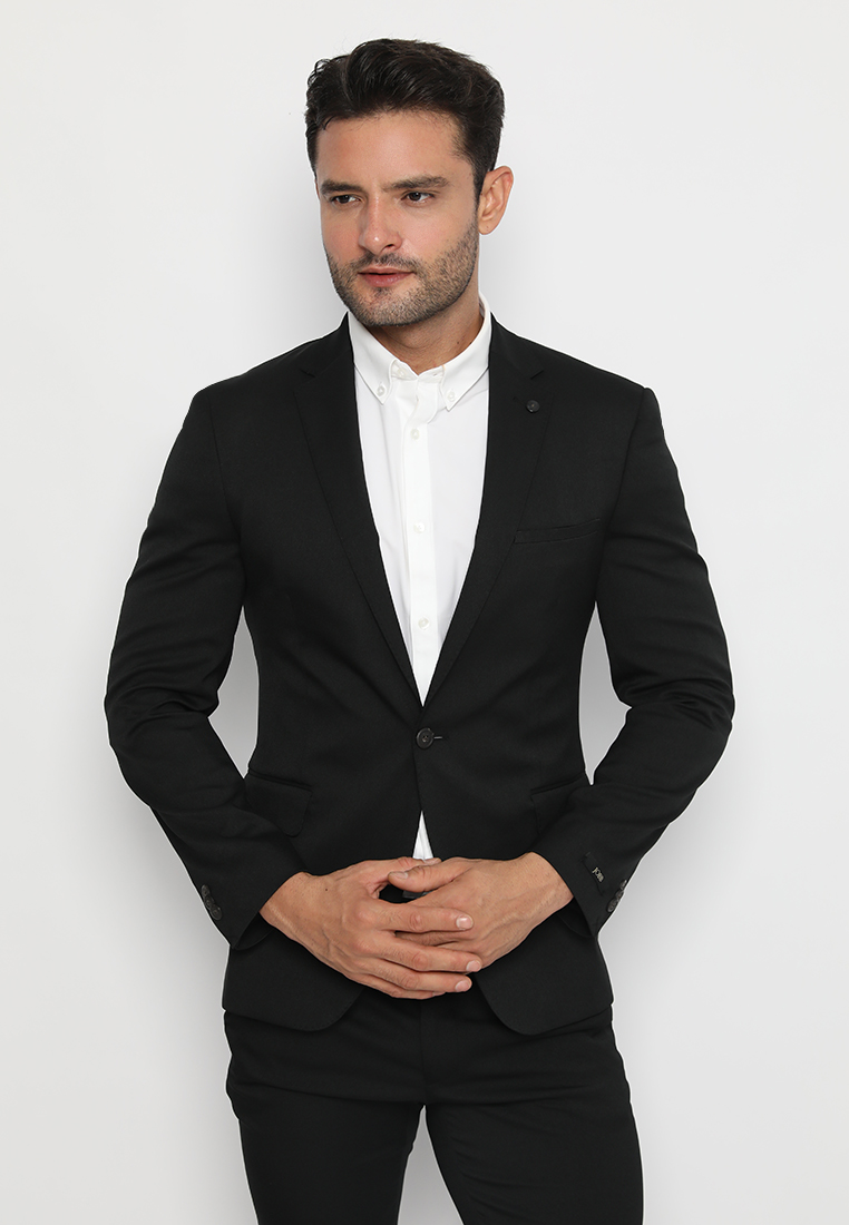 Jobb Bellmore-T1 Jas Pria Slim Fit Black