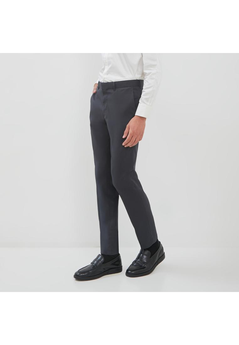 Jobb Nebraska-B Celana Panjang Set Jas Modern Slim Fit Dark Grey