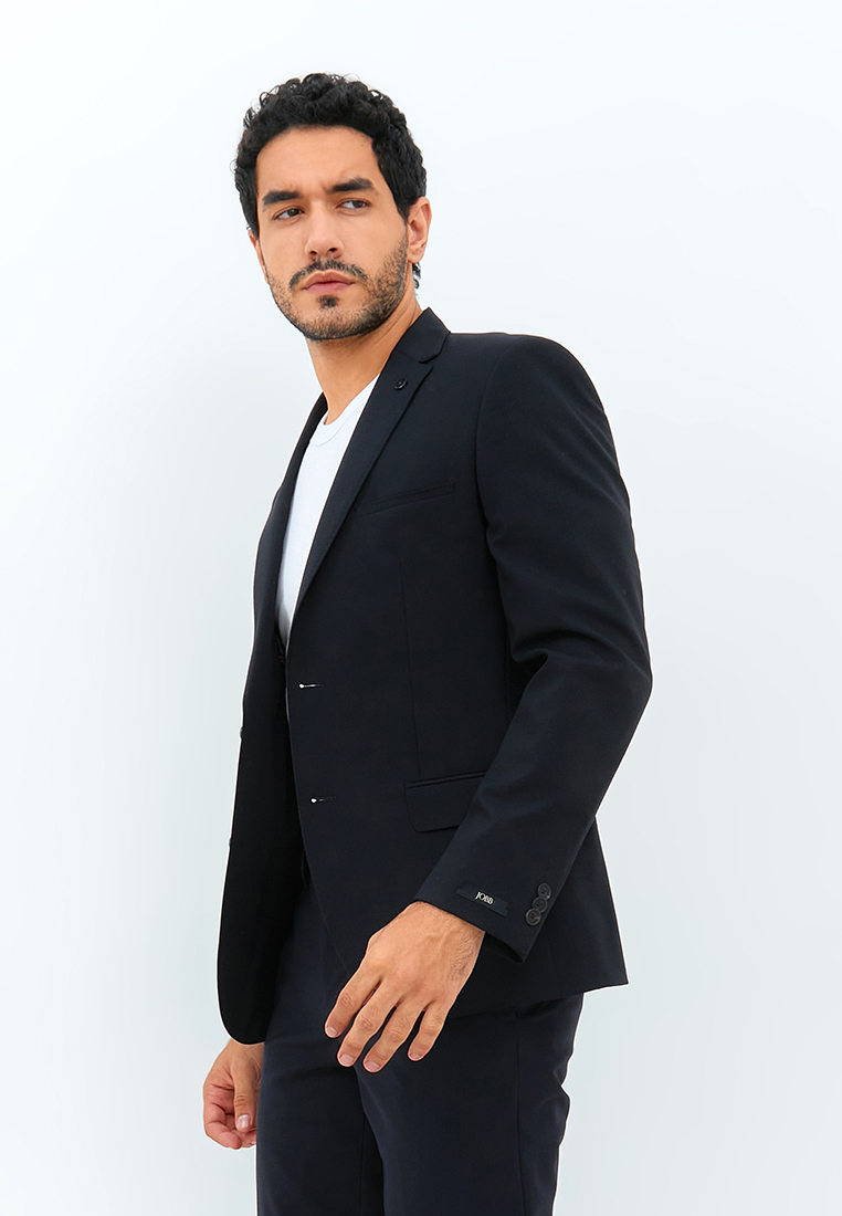 Jobb Springside-T2 Blazer Pria Slim Fit Navy