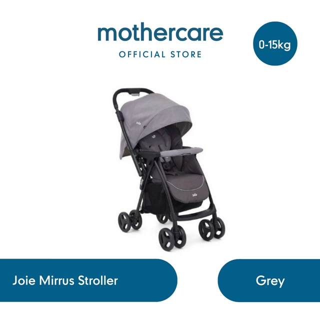 Joie Mirrus Stroller - Stroller Kereta Dorong Anak Bayi (Abu Tua)