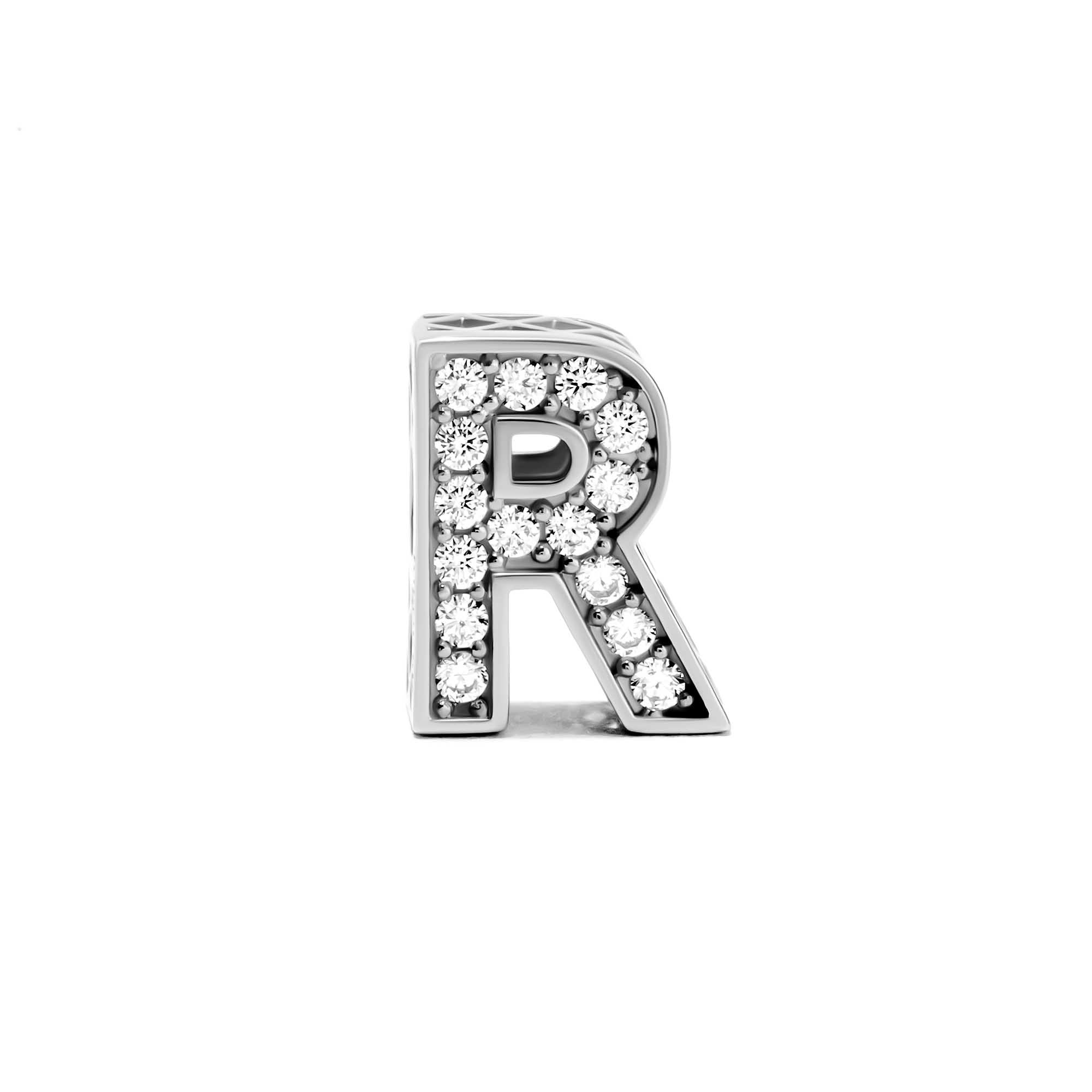 Juene Jewelry Liontin Emas 7K - Alphabet R Gold Charm - Dear You Collection - Juene Jewelry