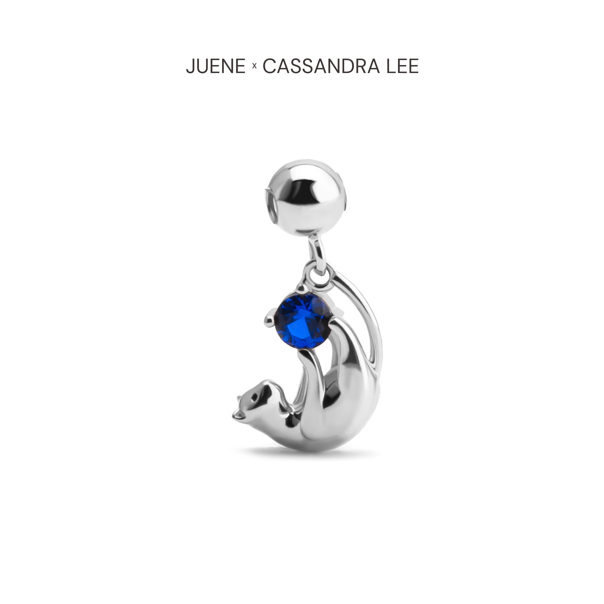 Juene Jewelry Liontin Emas 7K - Cat Gold Charm - With Love Collection - Cassandra Lee x Juene Jewelr
