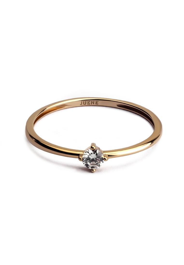 Juene Jewelry Cincin Emas 8K - Belly Gold Ring - Veya Collection - Juene Jewelry