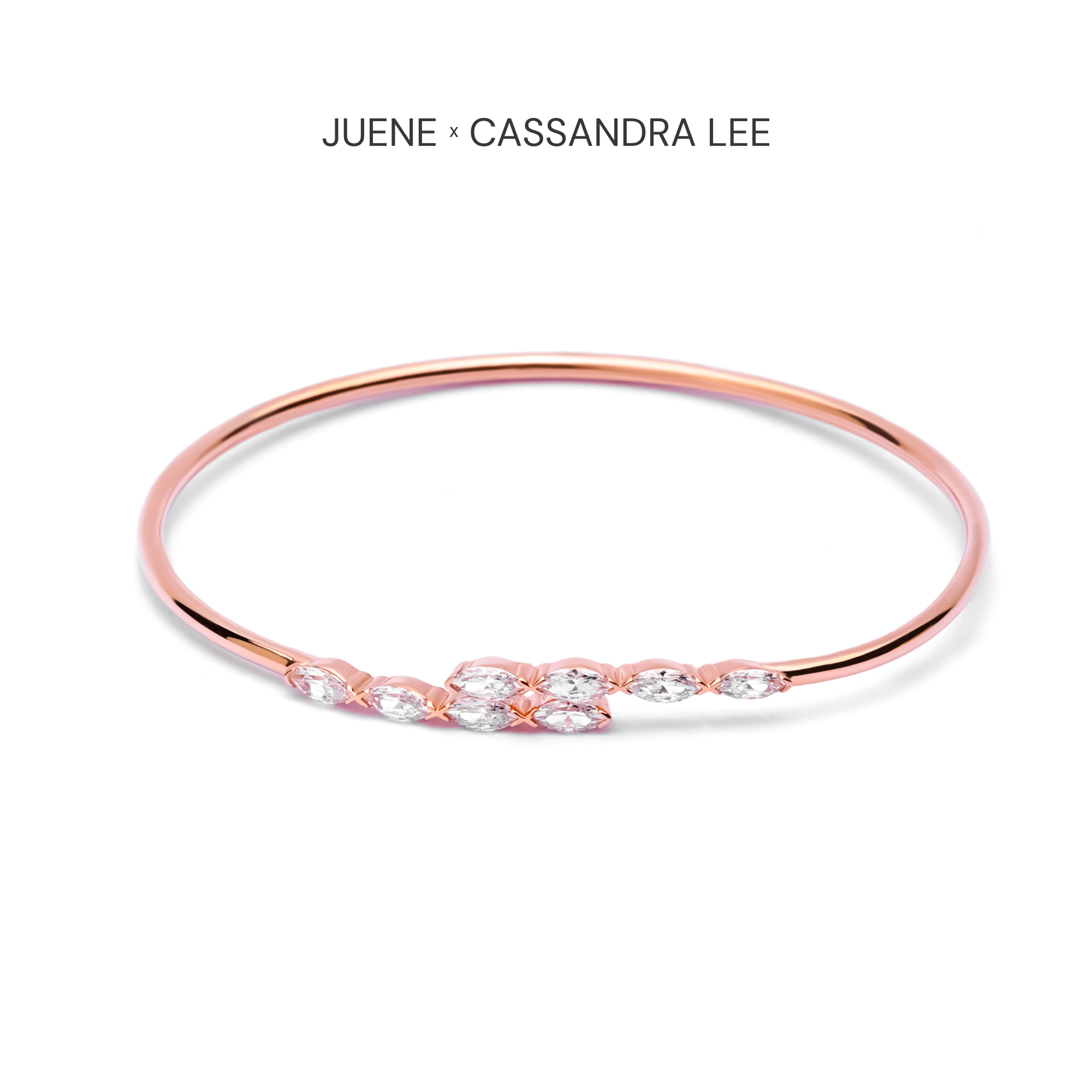 Juene Jewelry Gelang Emas 7K - Passion Gold Bangle - Juene x Cassandra Lee Enchanted Collection - Ju