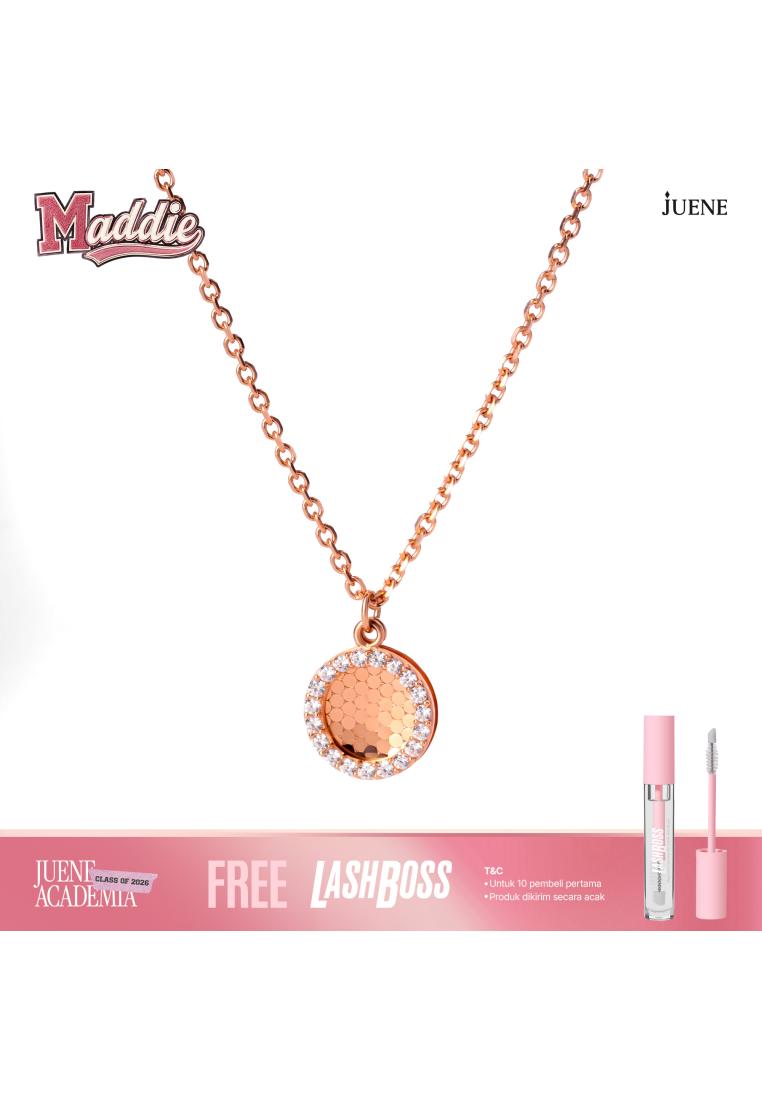 Juene Jewelry Kalung Serut 8K - Taliya Gold Necklace - Maddie Collection - Juene Jewelry