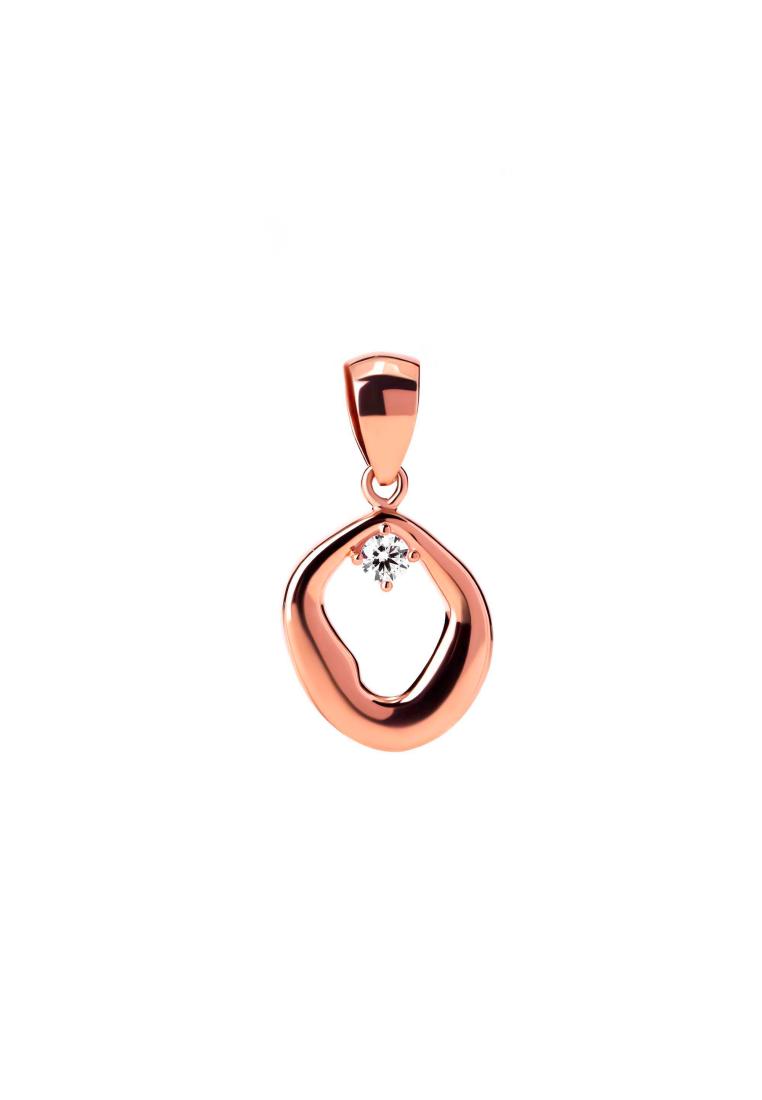 Juene Jewelry Liontin Emas 8K - Desiree Gold Pendant - Savara Collection - Juene Jewelry