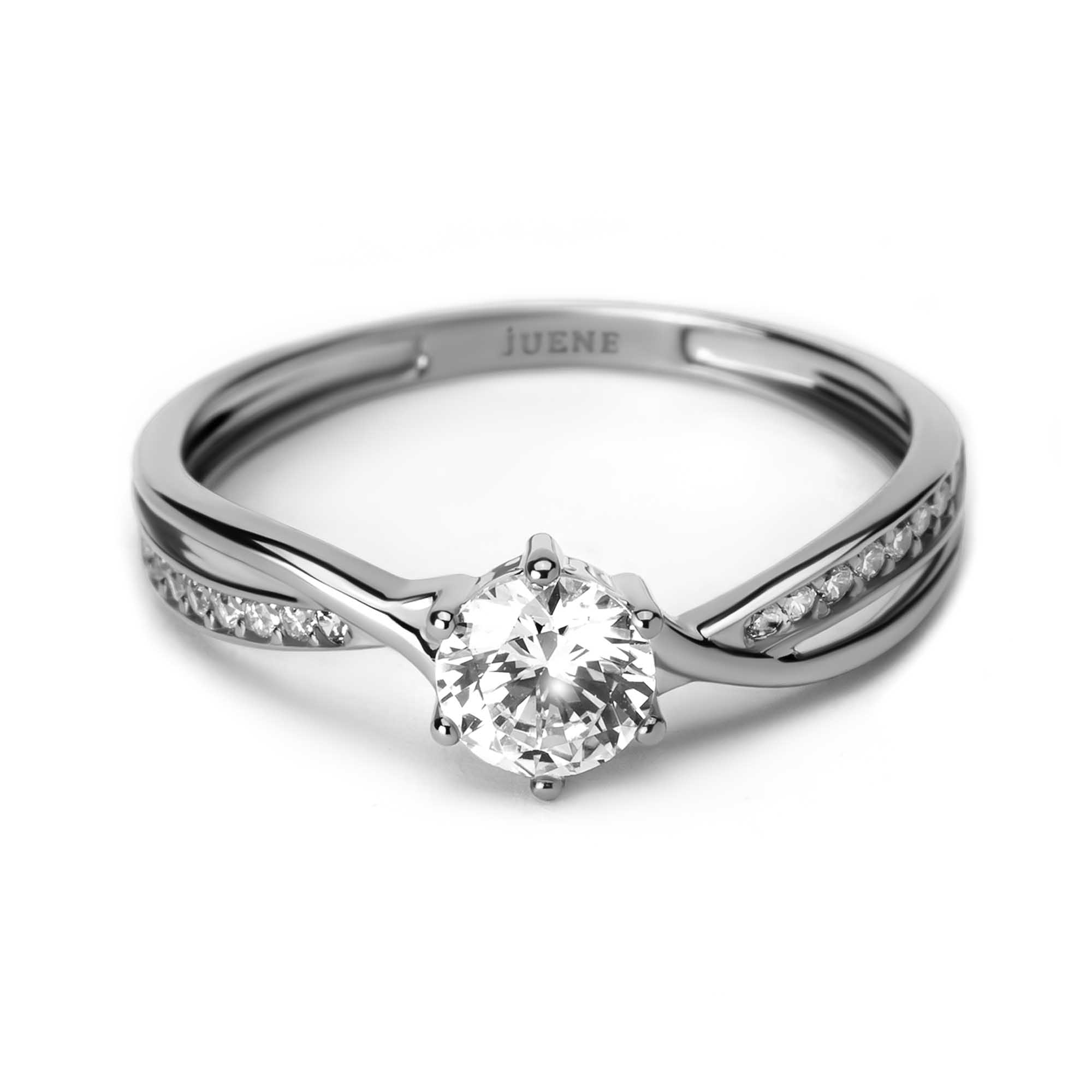 Juene Jewelry Cincin Emas 8K - Ciara Gold Ring - Tally Collection - Juene Jewelry