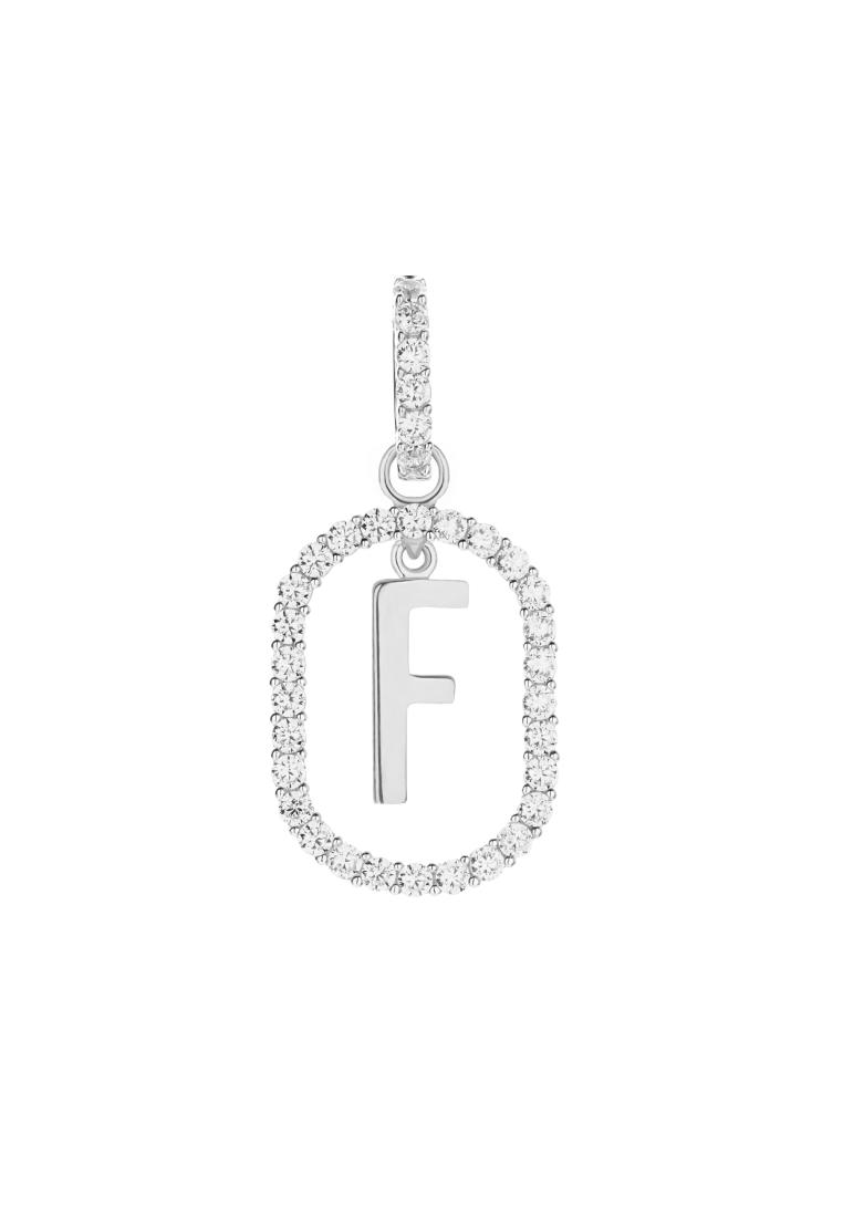 Juene Jewelry Liontin Huruf Emas 8K - Aerin F Gold Pendant - Terra Collection - Juene Jewelry