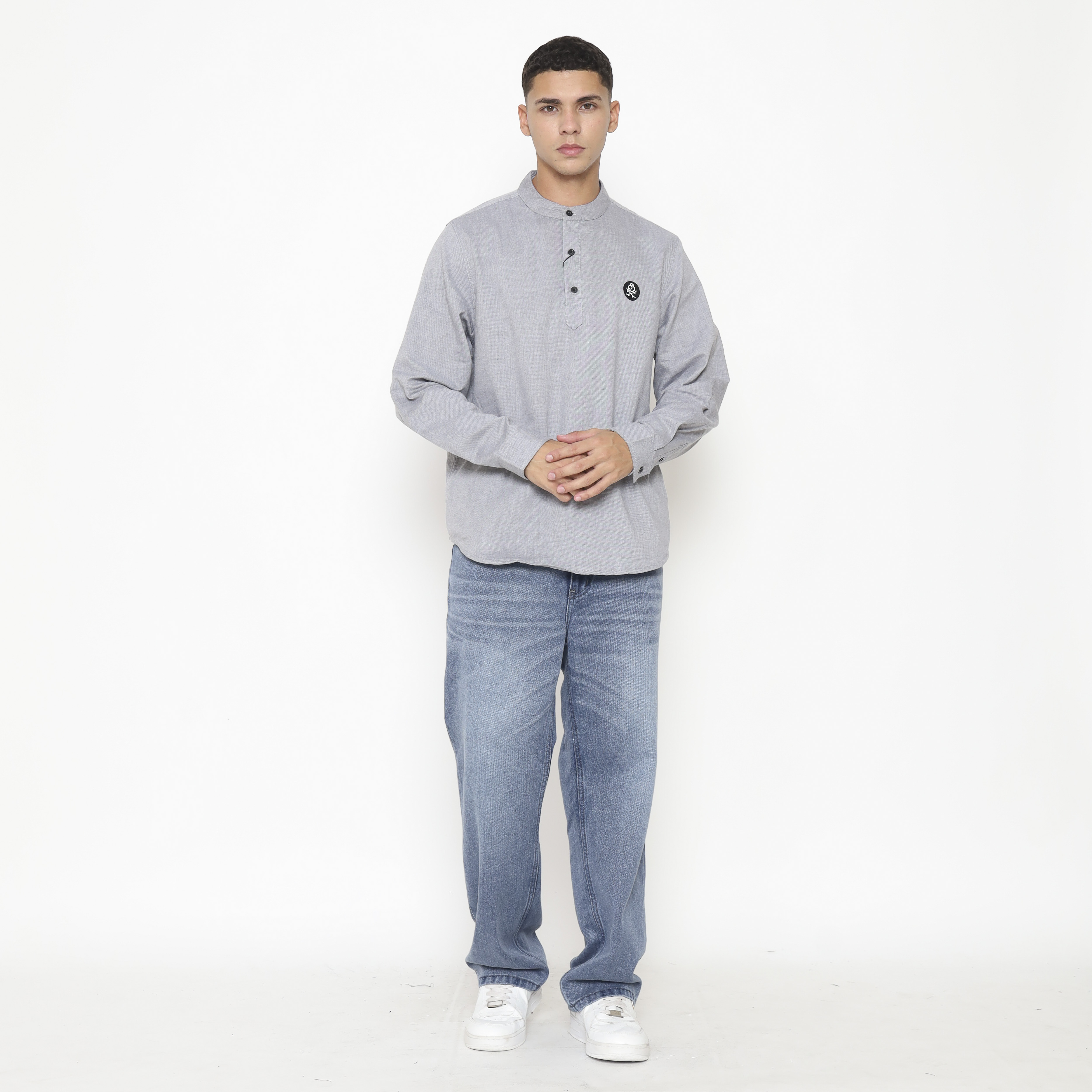 Juice Ematic Kemeja Lengan Panjang Pria Corgee Koko Men Shirt Long Planet Surf