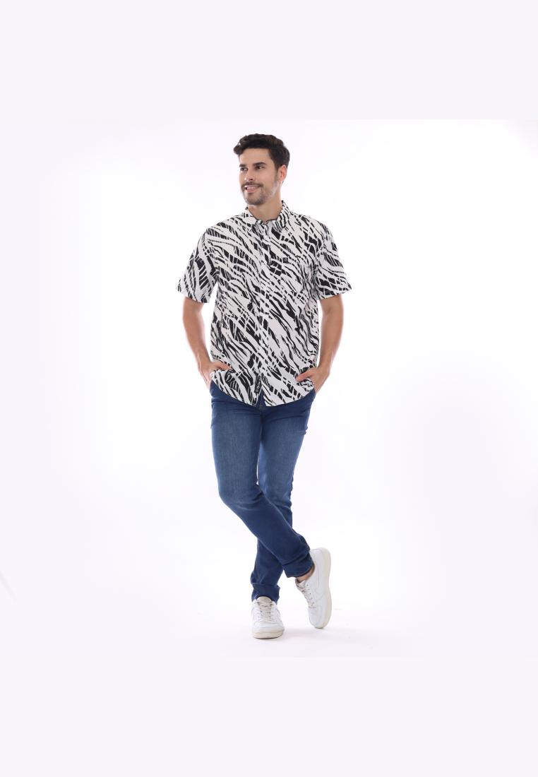 Juice Ematic Kemeja Lengan Pendek Pria Tierklou Planet Surf