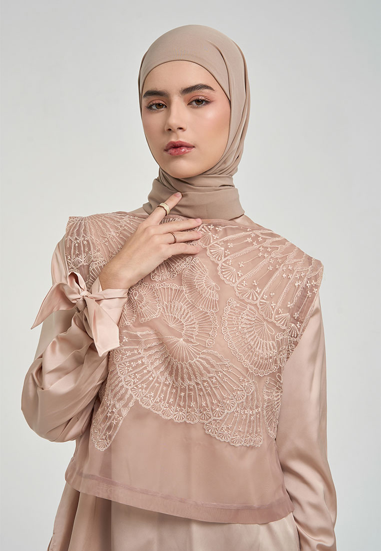 Kami Airlite Pashmina Instant Plain Warm Taupe