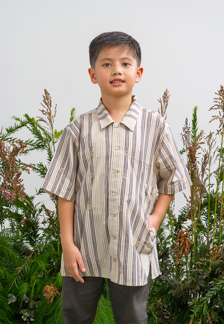 Kami Ammar Short Sleeve Kids Koko Beige