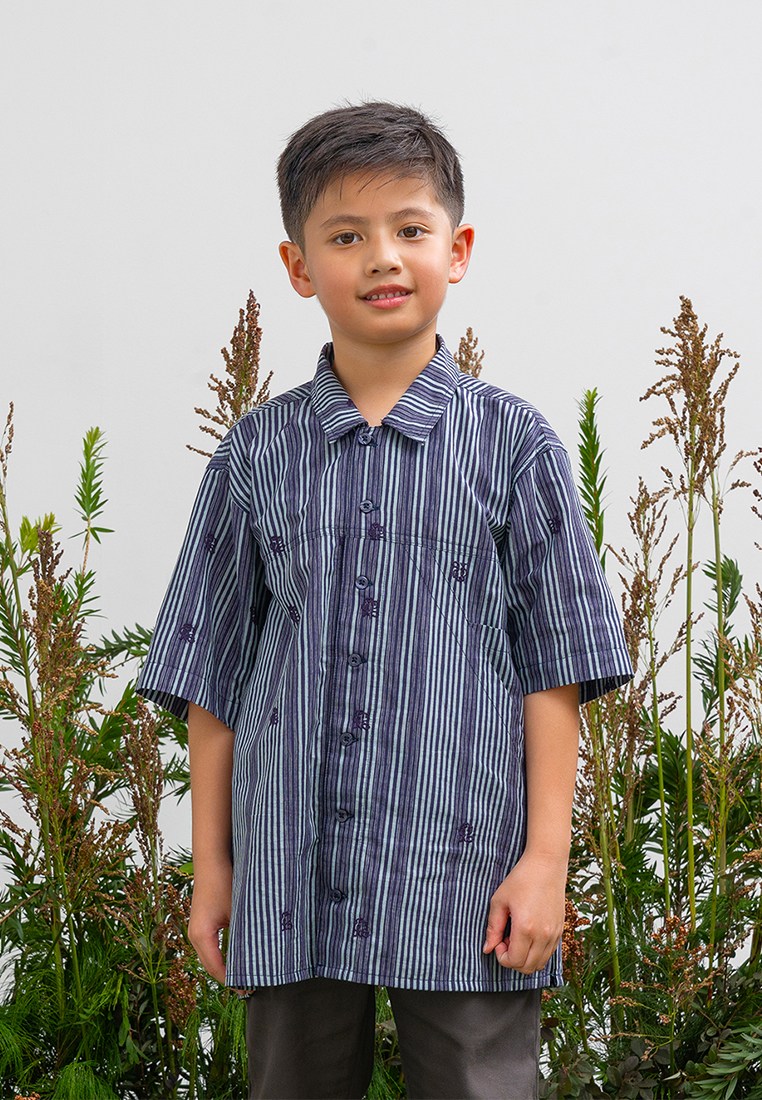 Kami Ammar Short Sleeve Kids Koko Indigo