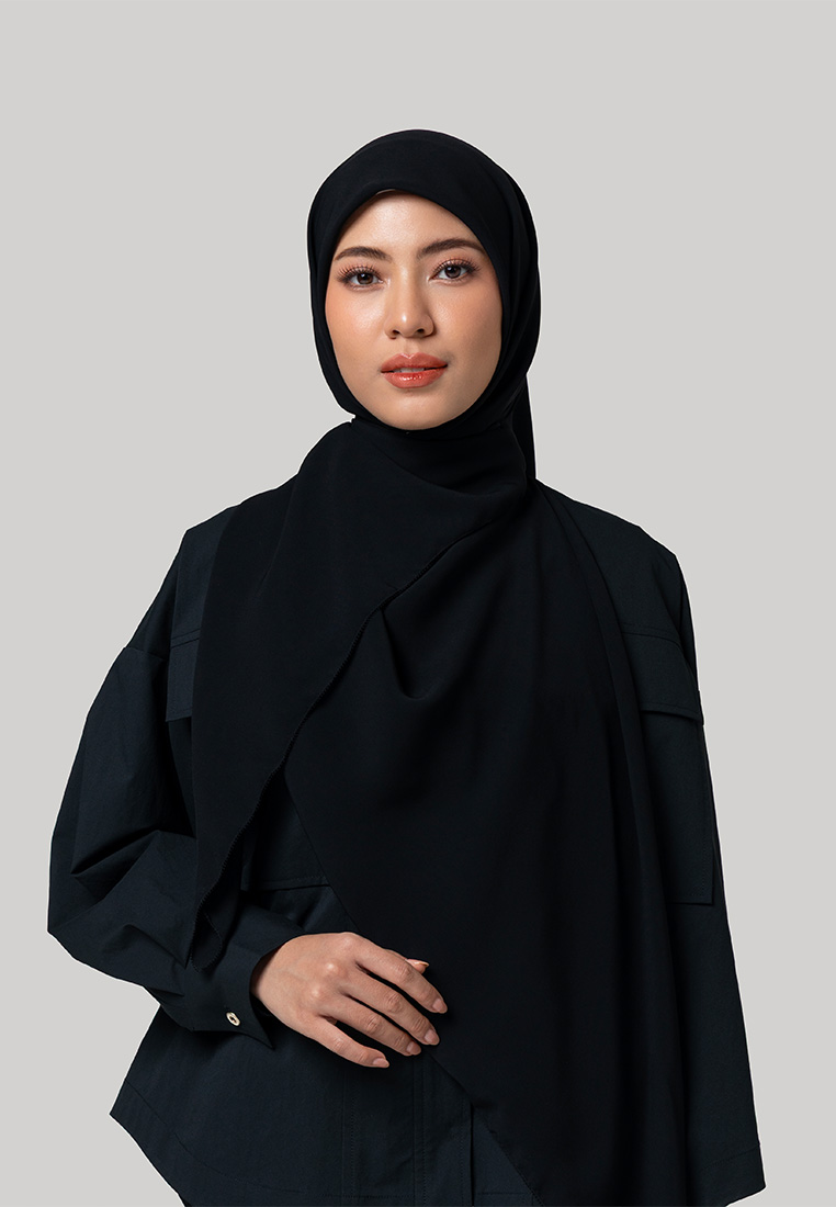 Kami CALM Syar'I Scarf Plain Black