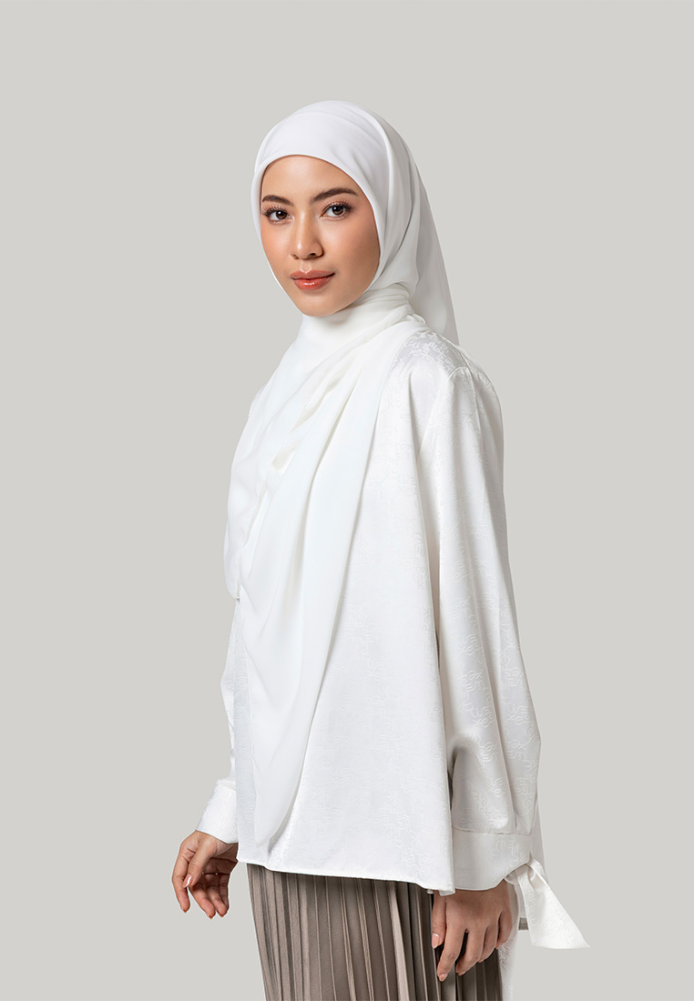 Kami CALM Syar'I Scarf Plain White
