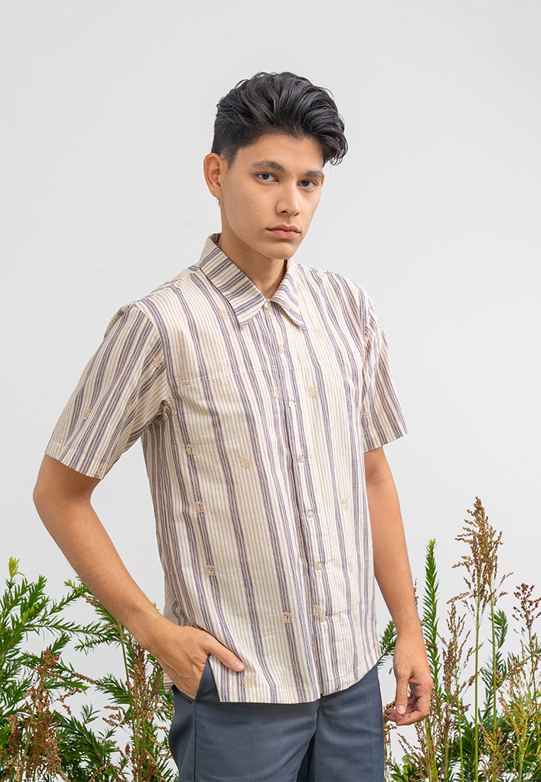 Kami Zayn Short Sleeve Koko Beige