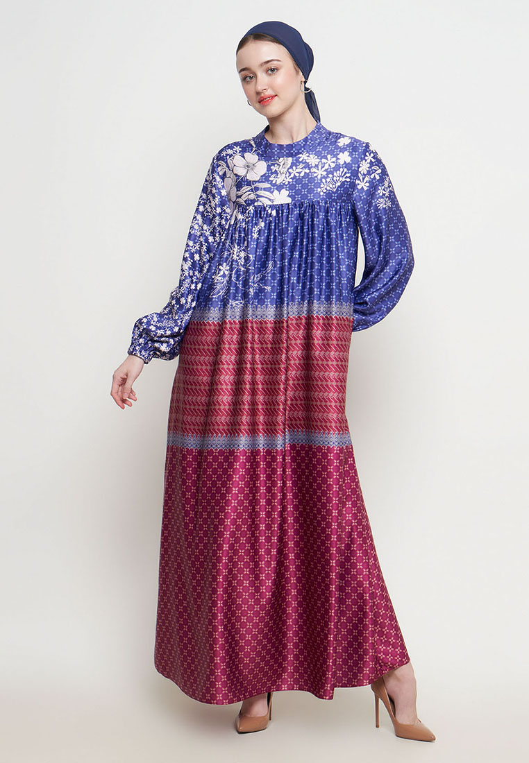 Kamilaa by Itang Yunasz Dress Milani Maroon