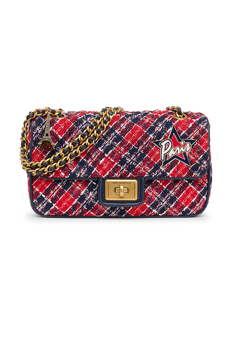 Karl Lagerfeld Agyness Shoulder Bag - Red Navy Combo