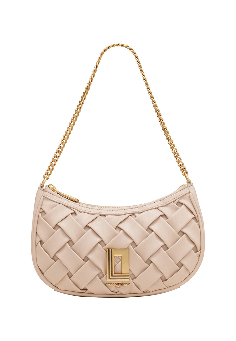 Karl Lagerfeld Lafayette Tonal Small Shoulder Bag - Black