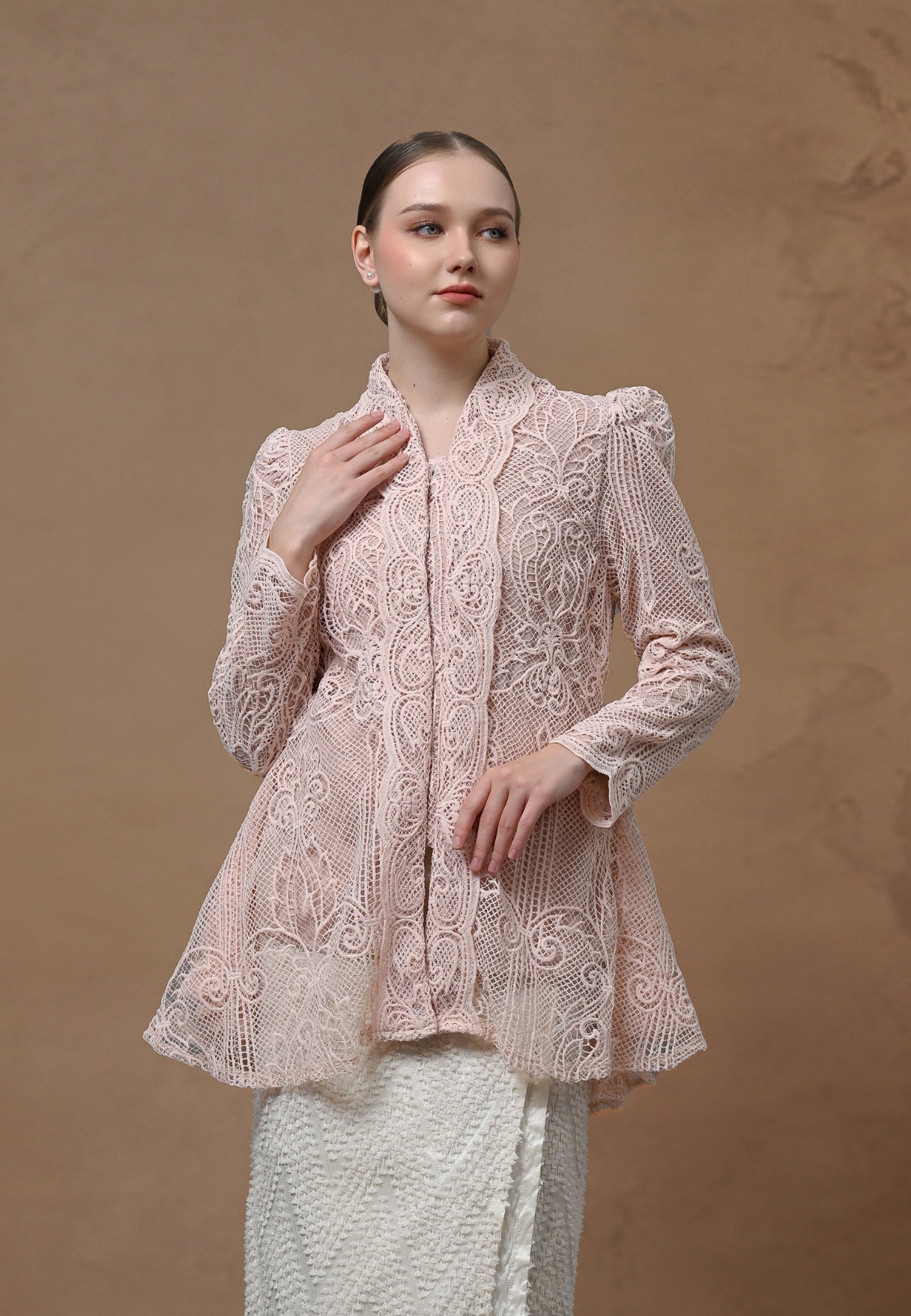 Kasa Heritage Laras Blouse - Blush