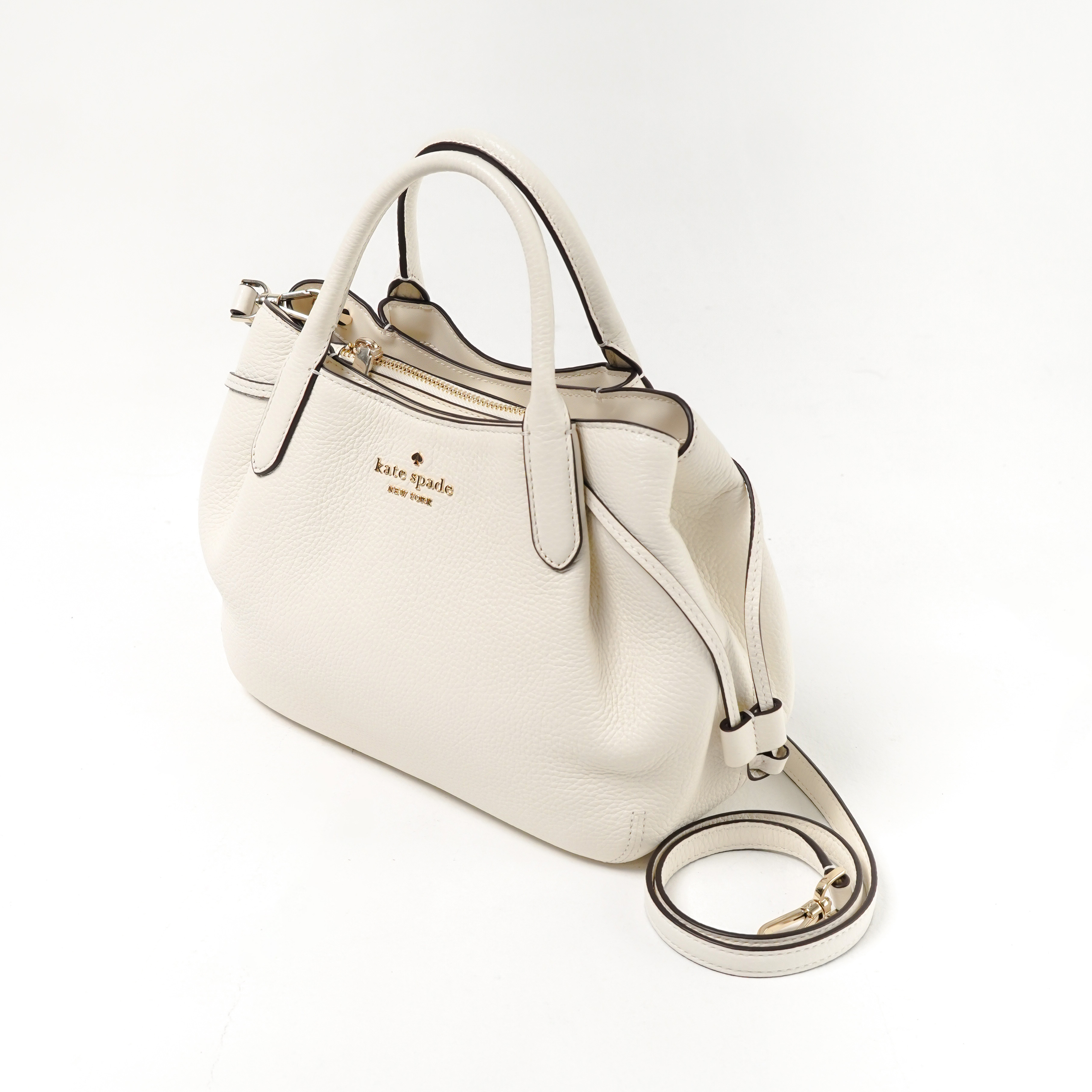 Kate Spade Tas KATE SPADE DUMPLING WHITE SATCHEL BAG WITH LS 100% ORIGINAL
