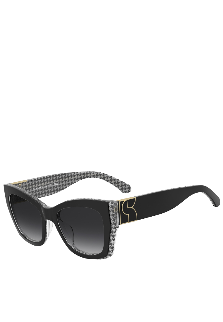 Kate Spade Sunglasses KS JAYDA/G/S-TAY-9O, Cat Eye Shape with Black Pattern White color