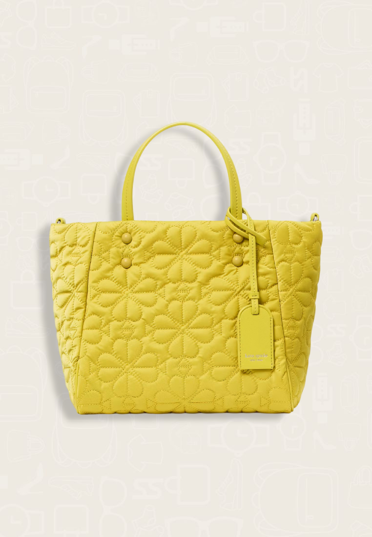 Kate Spade Tilly Quilted Small Tote Bag Olivine