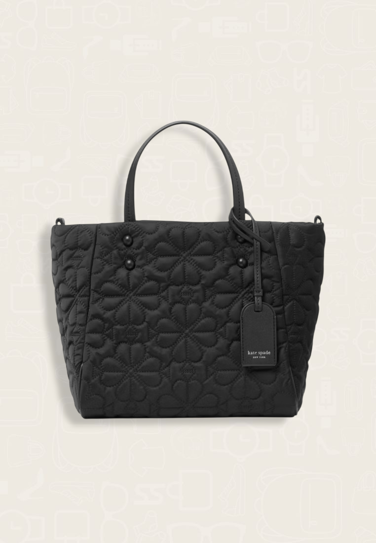 Kate Spade Tilly Quilted Small Tote Bag Black