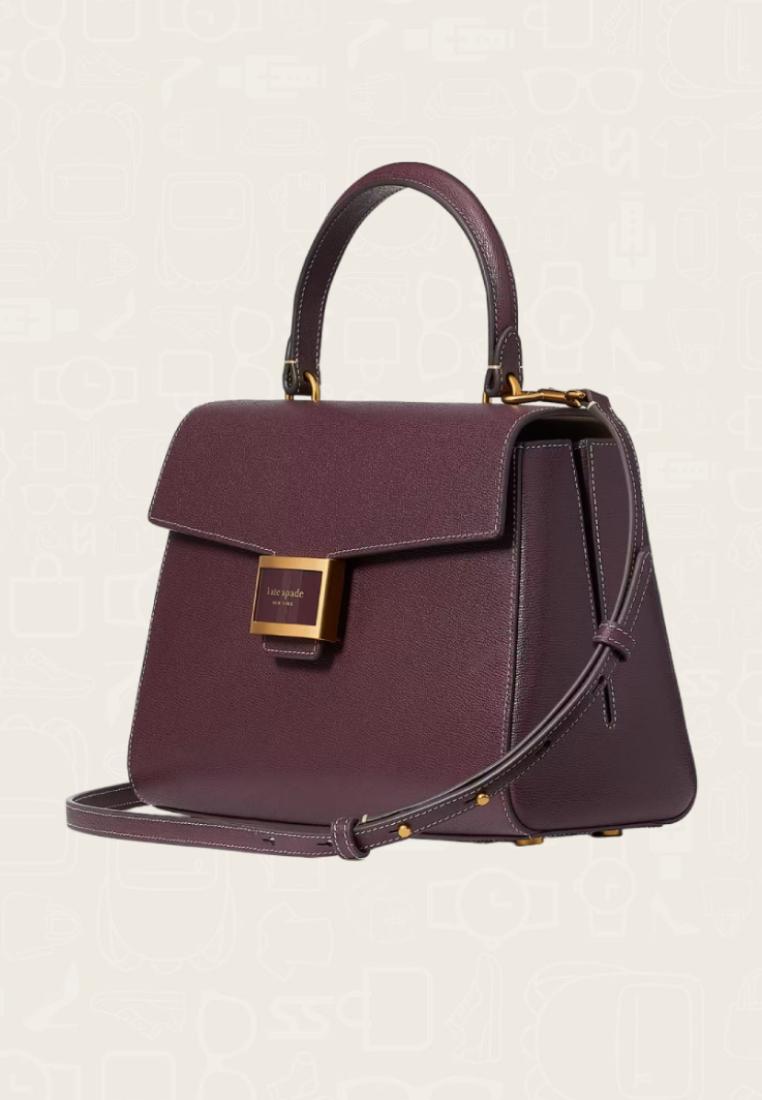 Kate Spade Katy Medium Top-Handle Bag Deep Cherry