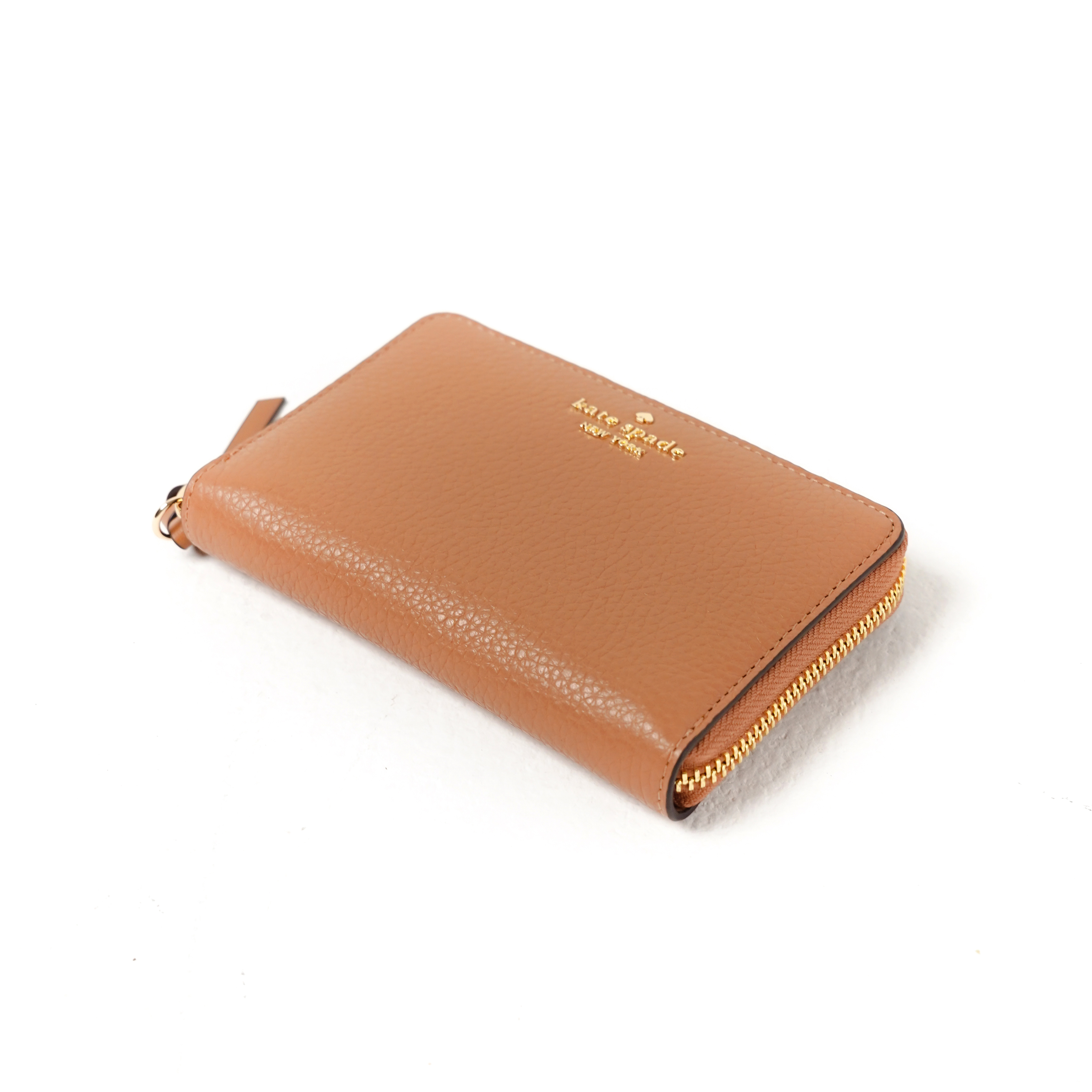 Kate Spade Dompet KATE SPADE KNOTT CAMEL ZIP BIFOLD WALLET 100% ORIGINAL