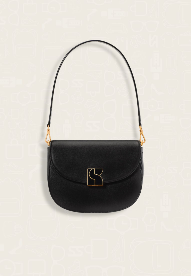 Kate Spade Dakota Medium Saddle Bag Black